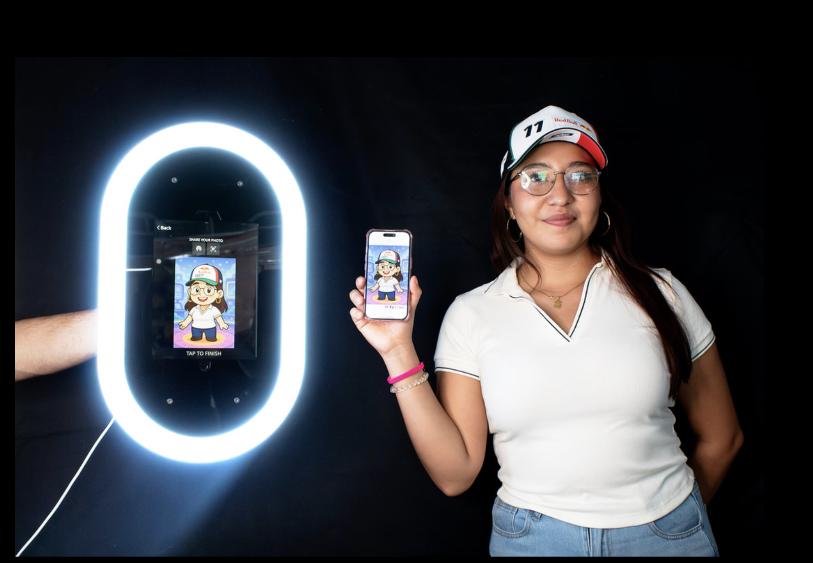 Resultado personalizado de Photo Booth AI