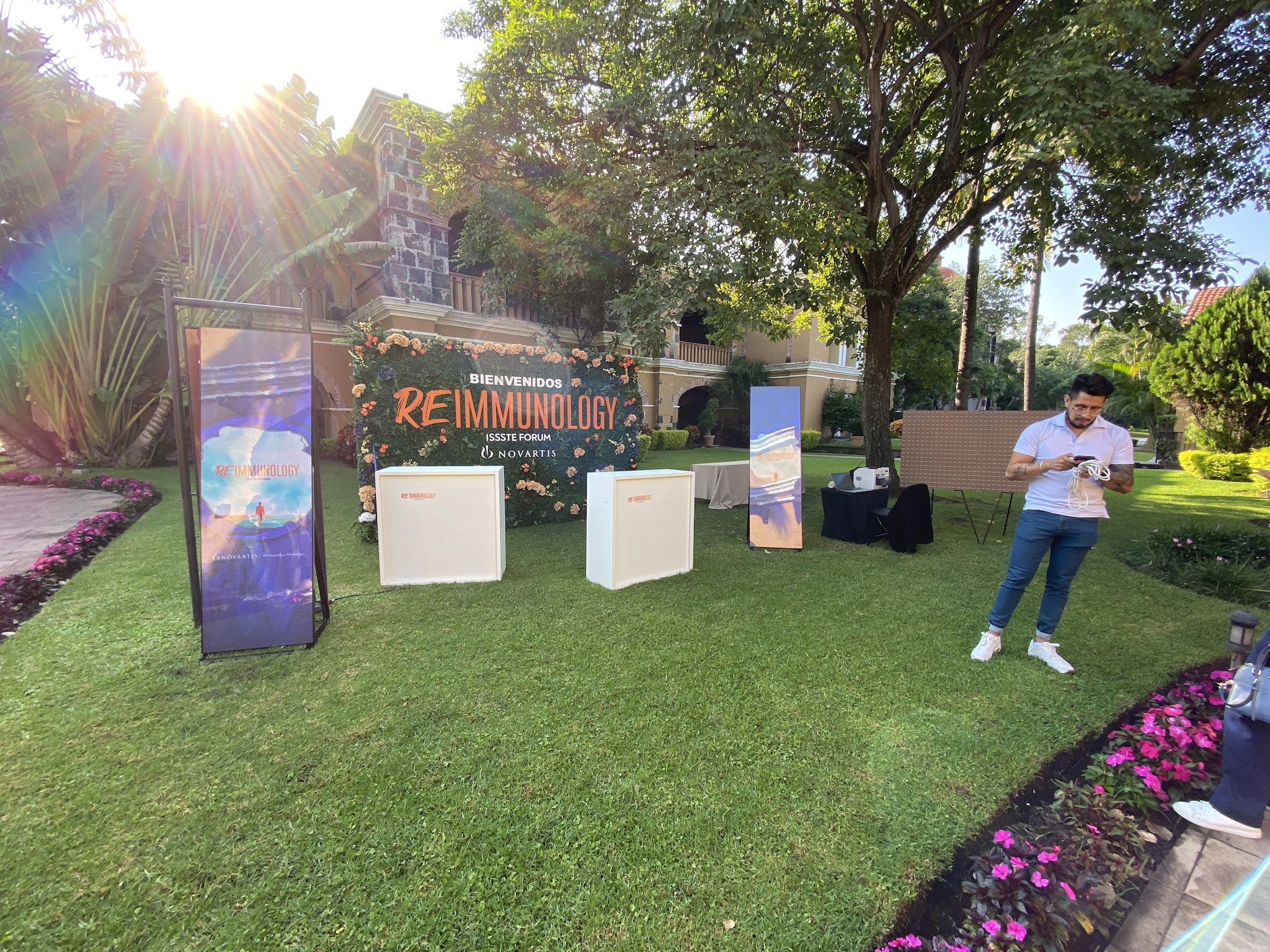 Experiencia fotográfica para evento pharma